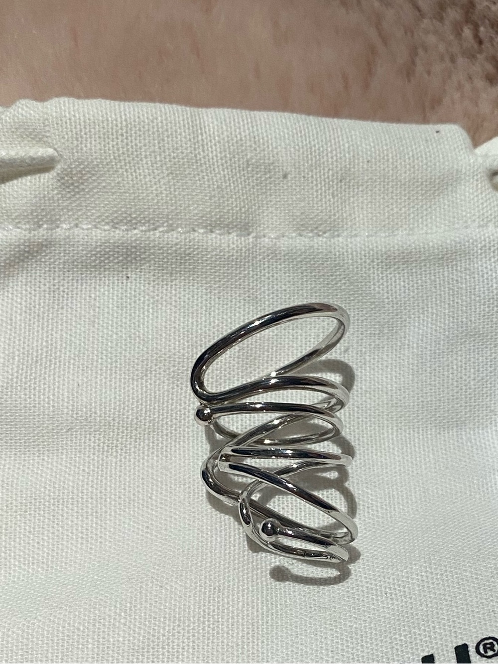 Completedworks- Sterling Silver Ear Cuff - Silver